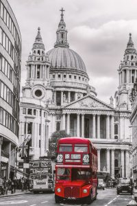 london, bus, st pauls